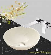 Image result for Vescil Sink with Wall Faucet