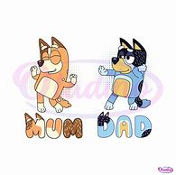 Image result for Bluey Characters Mum and Dad