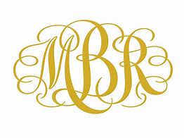 Image result for Monogram Letter Fonts Alphabet