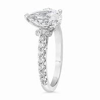 Image result for 14K Gold Pear-Shaped Engagement Ring