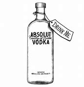 Image result for Vodka Bottle Drawing