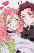 Image result for Mitsuri Kanjiro X Tanjiro Kiss