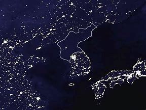 Image result for North Korea Night