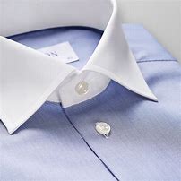 Image result for Gents Shirt Blue White Collar