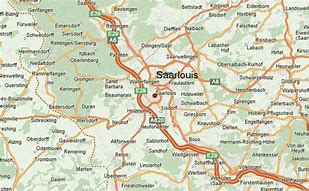 Image result for Saarlouis Karte