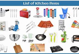 Image result for Basic Kitchen Accessories