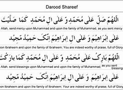 Image result for Darood Sharif English