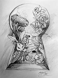 Image result for Sketchy Pharm Anticholinergic Alice in Wonderland