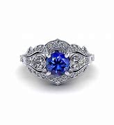 Image result for Art Deco Sapphire Engagement Rings