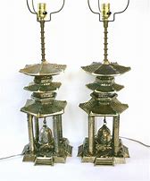 Image result for Pagoda Lamps Pair