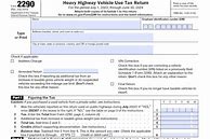 Image result for 2290 Form Sample