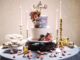 Image result for Gold Wedding Cake Toppers