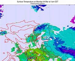 Image result for Sweden Weather Map