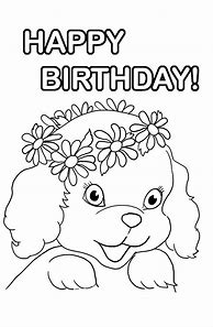 Image result for Birthday Colouring Pages