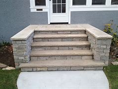 Image result for Front Entry Stone Steps