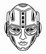 Image result for Robot Face Outline