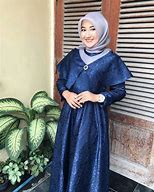 Image result for Kebaya Modern Biru Dongker