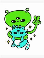 Image result for Alien Petting Alien Cat