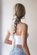 Image result for Long Side Ponytail