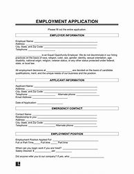 Image result for Free Fillable Job Application Form