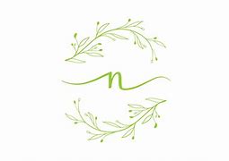 Image result for Monogram Letter N