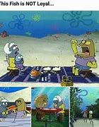 Image result for Spongebob Fish Smirk Meme