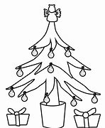 Image result for Free Clip Art Christmas Tree Outline