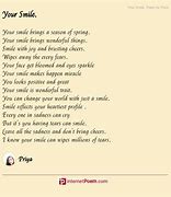 Image result for Poems About Your Smile