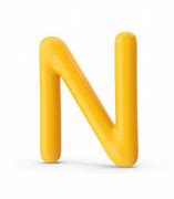 Image result for Orange Letter N