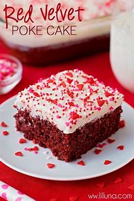 Image result for Red Velvet Poke Cake