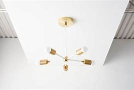 Image result for Black Glass Shades On Chandelier Sputnik