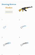 Image result for How to Draw a Musket