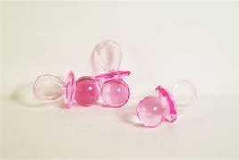 Image result for Plastic Pacifiers for Baby Shower