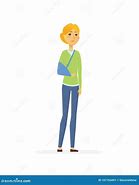 Image result for Old Lady Broken Arm Cartoon