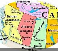 Image result for Western Canada Map