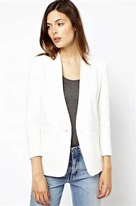 Image result for White Jeans and Blazer