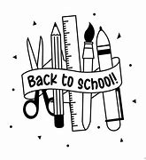 Image result for School Clip Art Black and White Outline