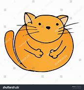 Image result for Fat Cat Eating Cartoon