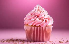 Image result for Pink Cupcake On Tray