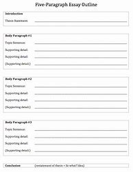 Image result for Paragraph Outline Template