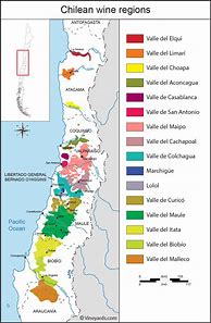 Image result for Regions of Chile Map