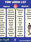 Image result for Tone Words for Poems