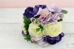 Image result for Purple Hydrangea Bouquet