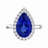 Image result for Pear-Shaped Sapphire Ring