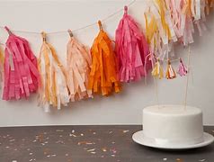 Image result for Tissue Paper Garland