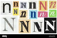 Image result for Letter N Cut Out