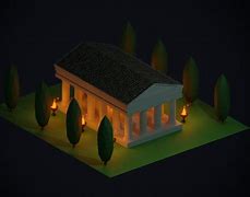 Image result for Low Poly Temple