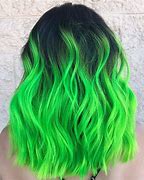 Image result for Neon Green 3D Hair