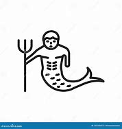 Image result for Astrology Symbol with Merman