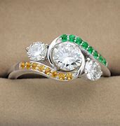 Image result for Birthstone Rings with Diamonds